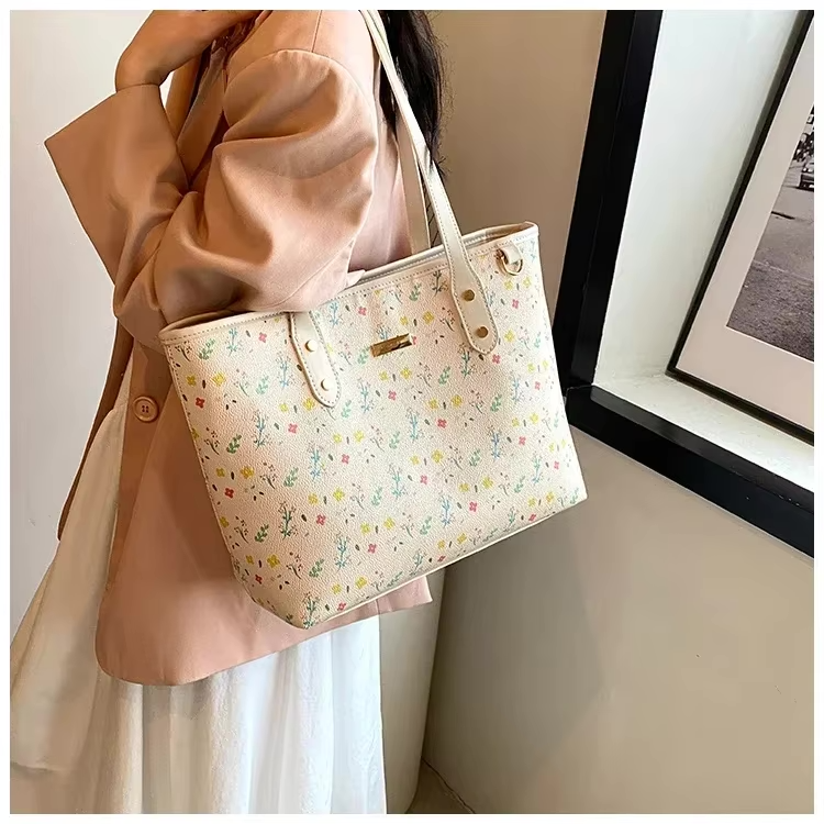Vegan tote bag met strikdetail voor dames – Noraly