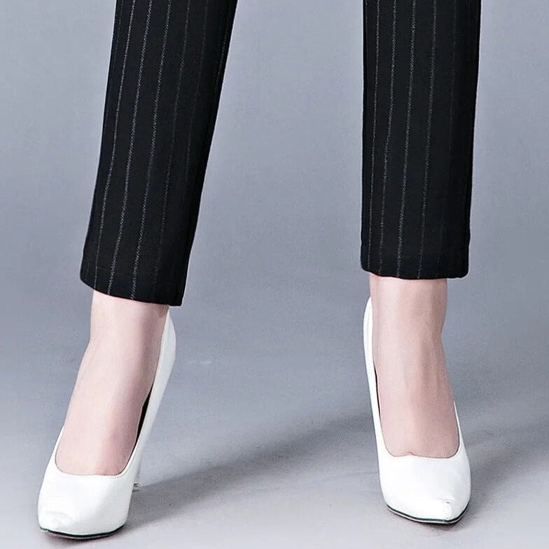 Hoge taille rechte broek voor dames – Sophie