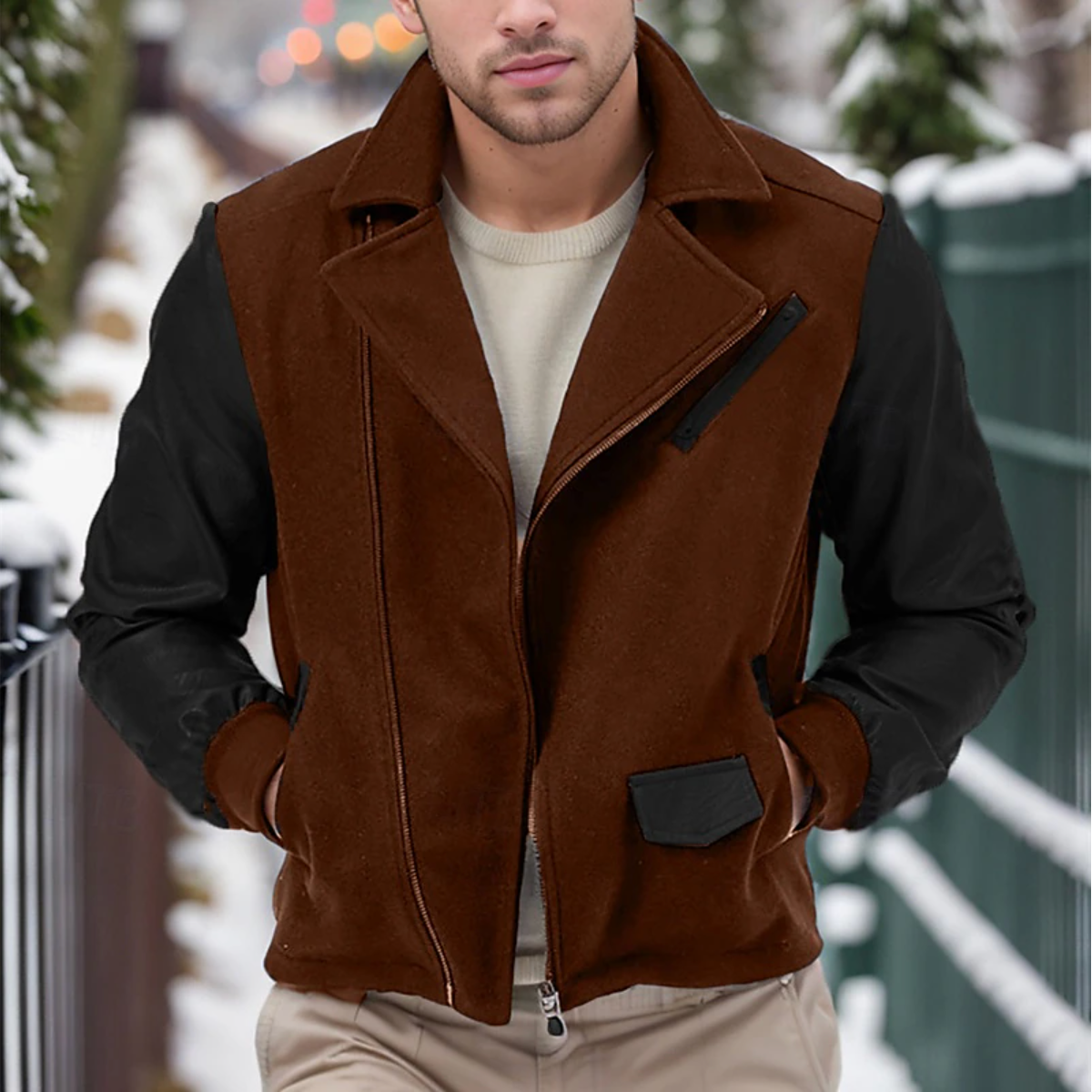 Stoere leren winterjas voor heren – Jack