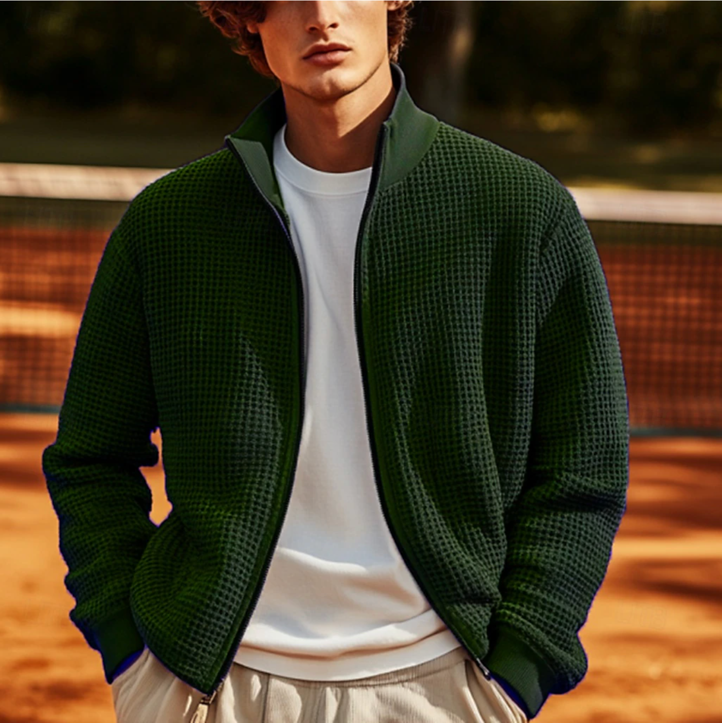 Heren sweater met rits voor elke dag – Thomas