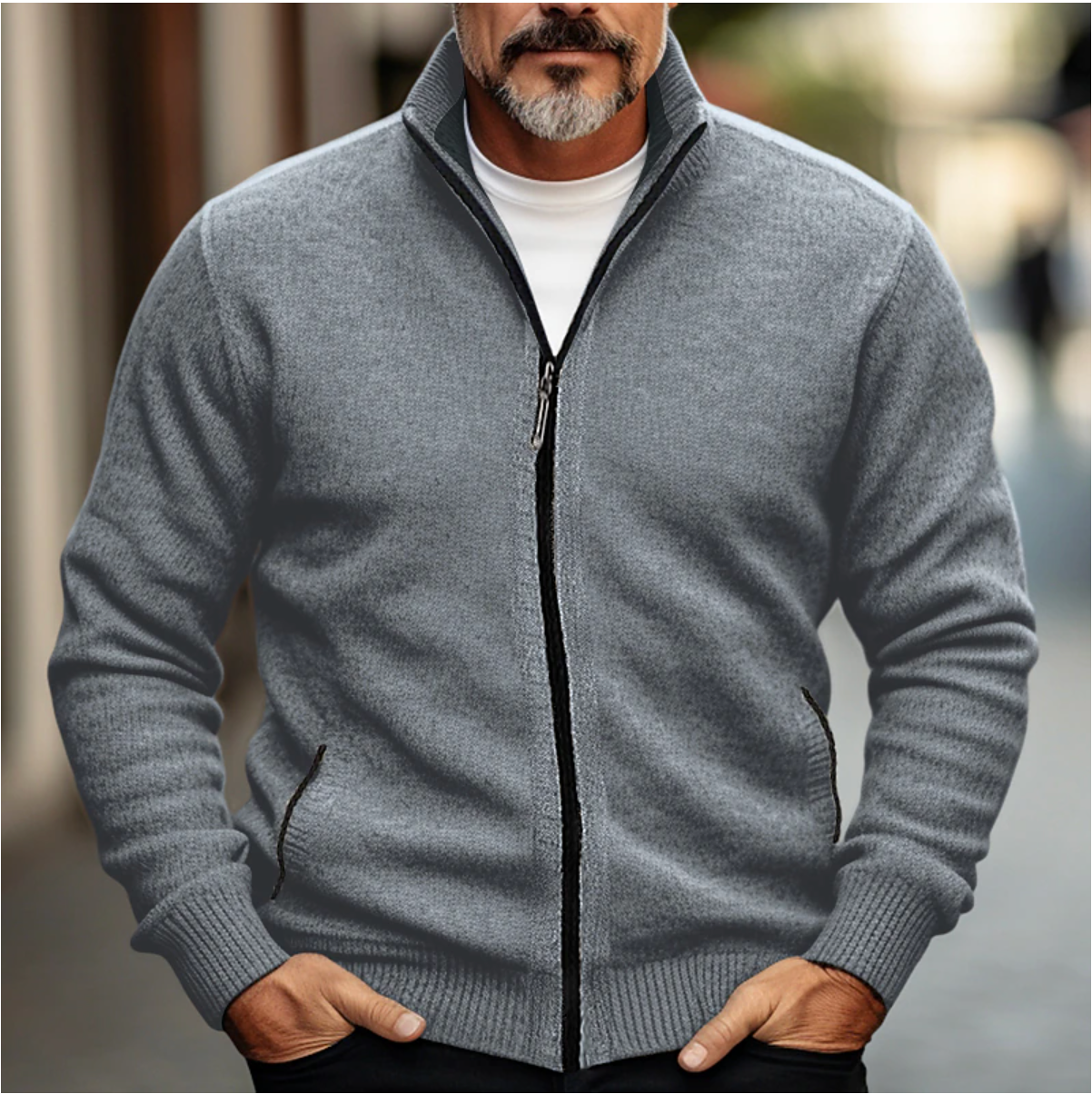 Herfst/winter cardigan sweater voor heren – Gregory