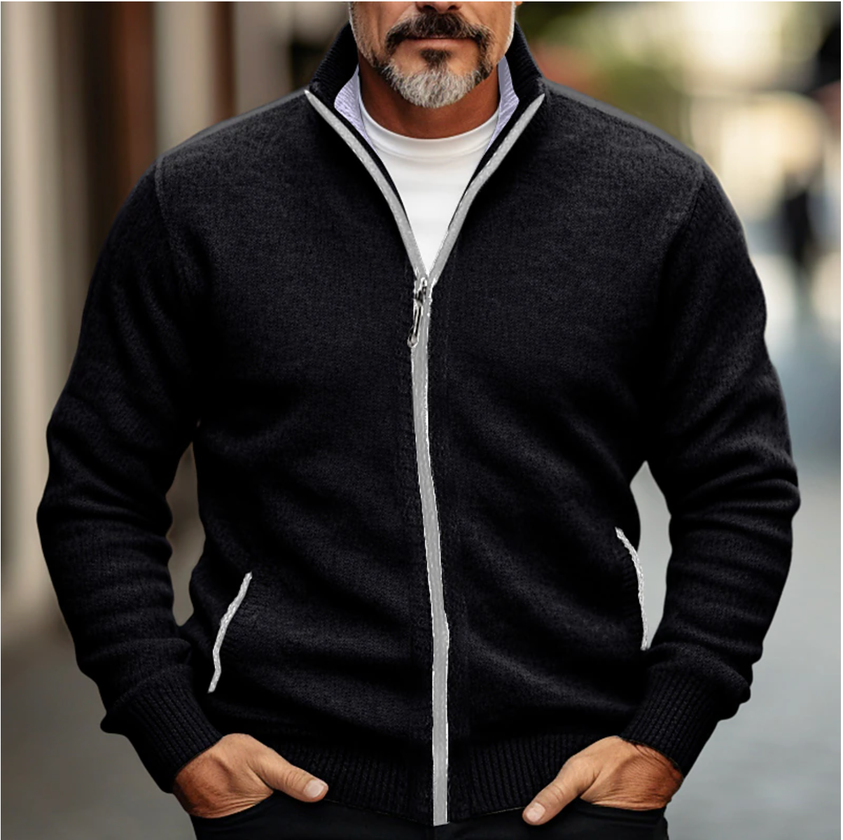 Herfst/winter cardigan sweater voor heren – Gregory