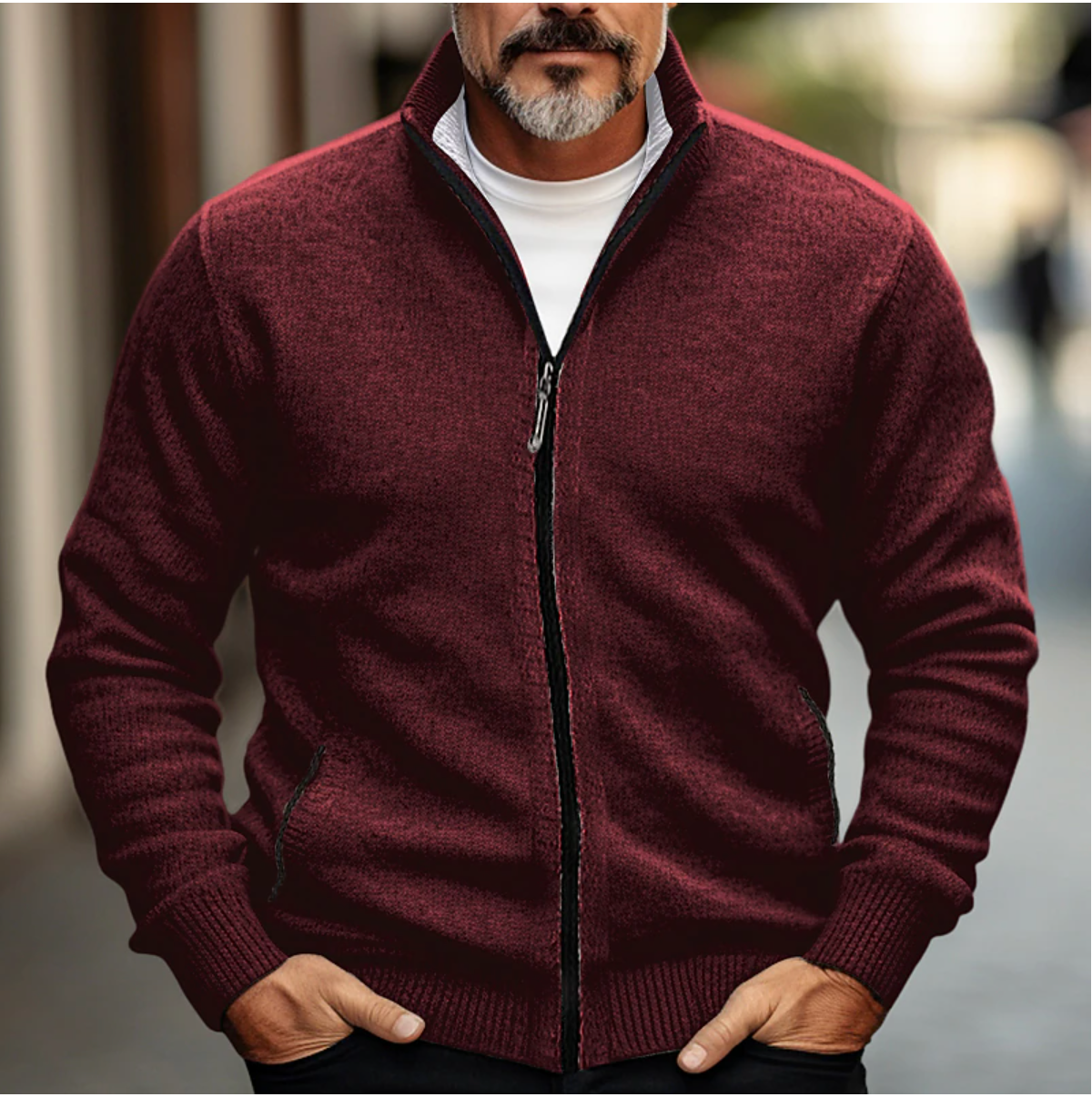 Herfst/winter cardigan sweater voor heren – Gregory