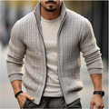 Moderne vest-trui met rits voor heren – Dirk