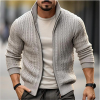 Moderne vest-trui met rits voor heren – Dirk