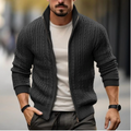 Moderne vest-trui met rits voor heren – Dirk