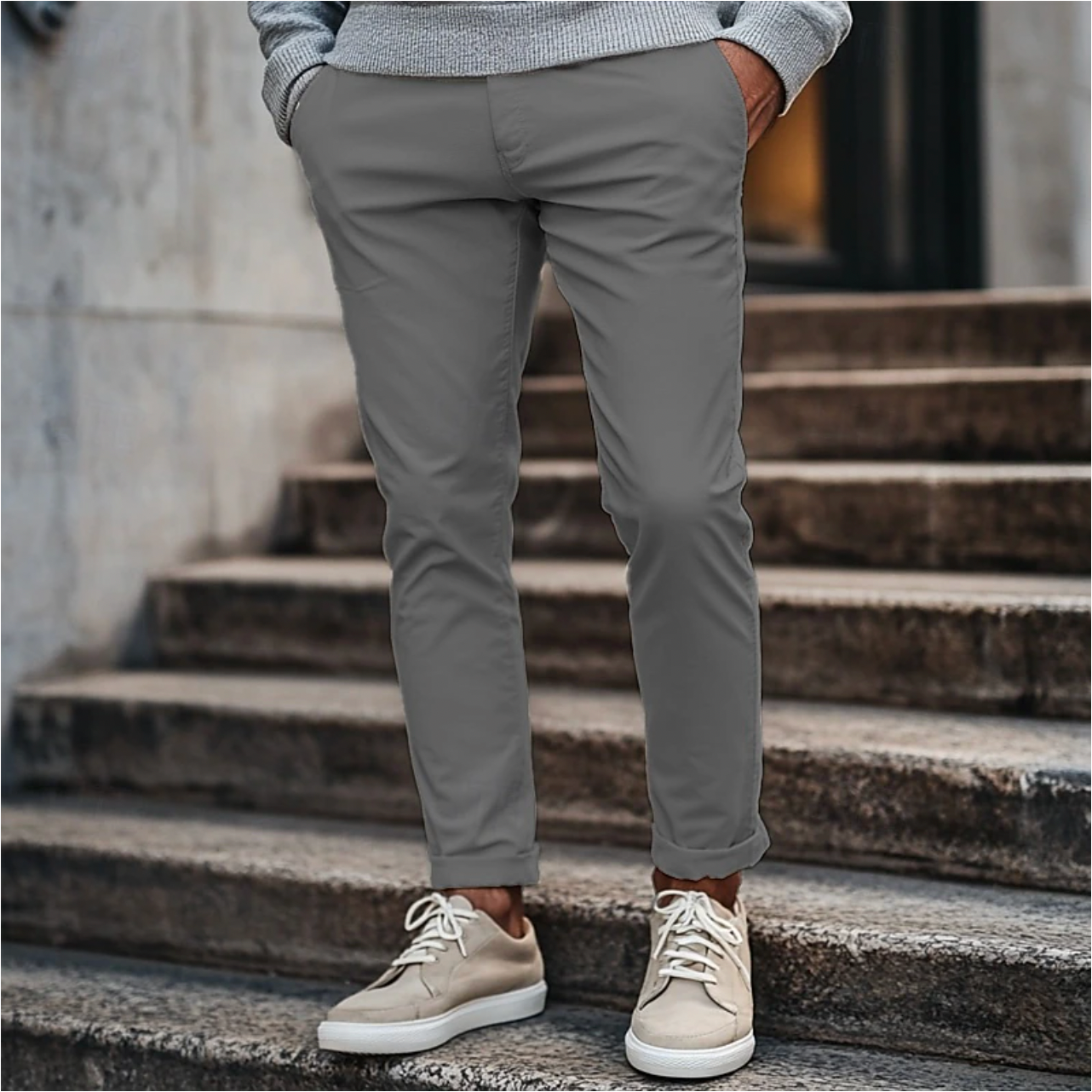 Ademende Casual Broek voor Heren – Adam