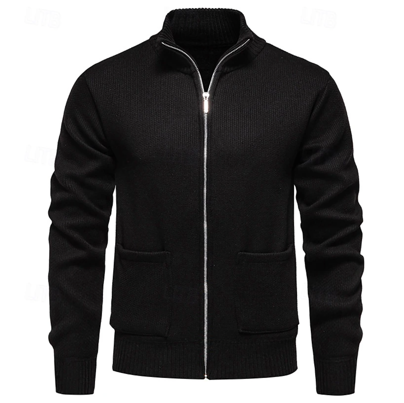 Kasjmier heren cardigan met ritssluiting – Laurent