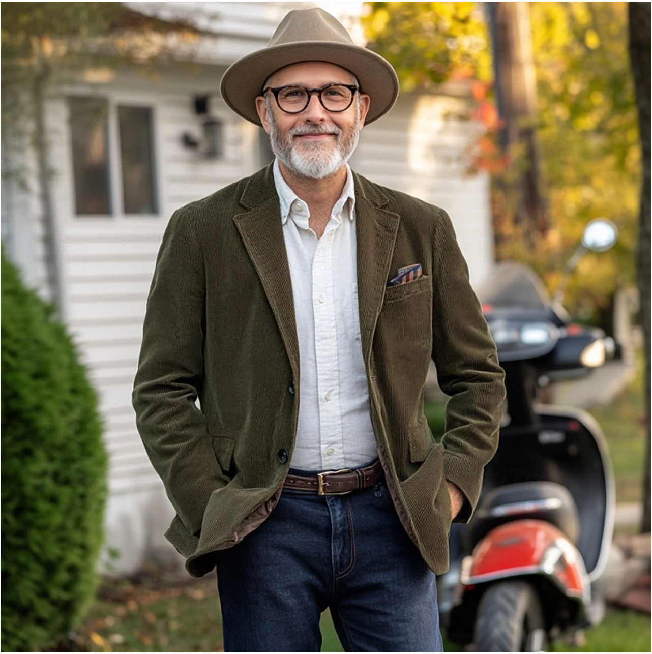 Corduroy Herenblazer Groen – Stijlvolle Look voor Jan