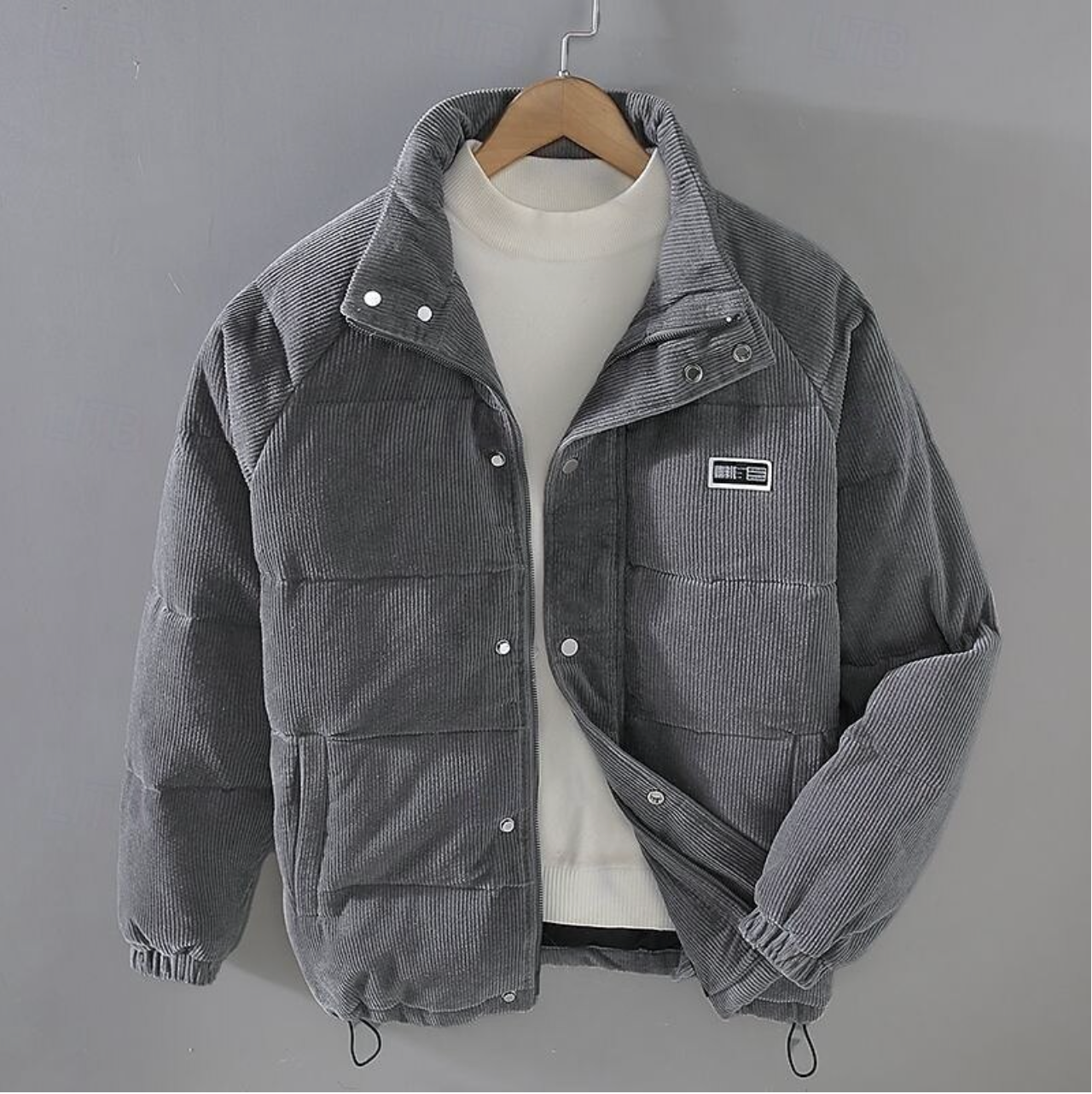 Corduroy Heren Winterjas voor Stijl en Warmte – Lars