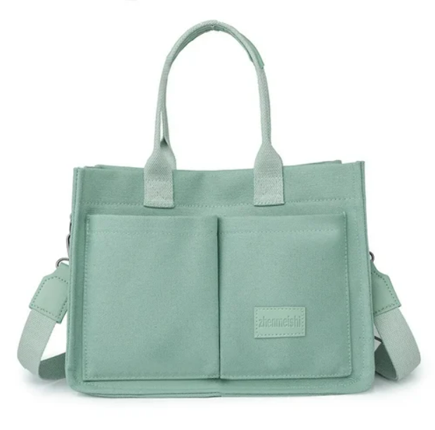 Elegante canvas schoudertas voor dames – Rilana