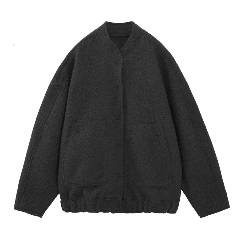 Elegante wollen winterjas voor dames – Genevra