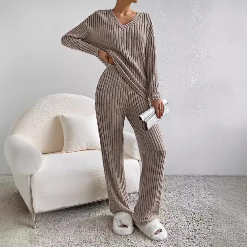 Geribbelde dames set voor moeiteloze elegantie – Isa