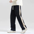 Gestreepte joggingbroek heren met comfortabele pasvorm – Lars