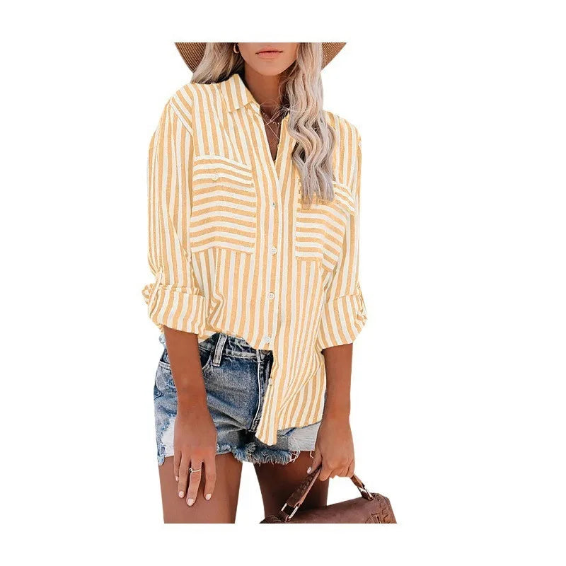 Zomerblouse dames ademend kreukvrij lichtgewicht – Kaylee