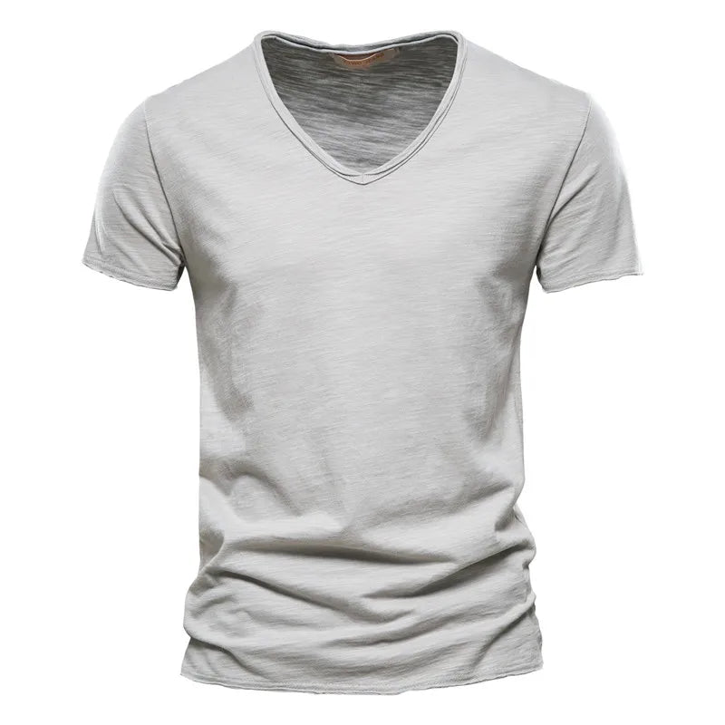 Ademend katoenen zomershirt met slim fit – Milan