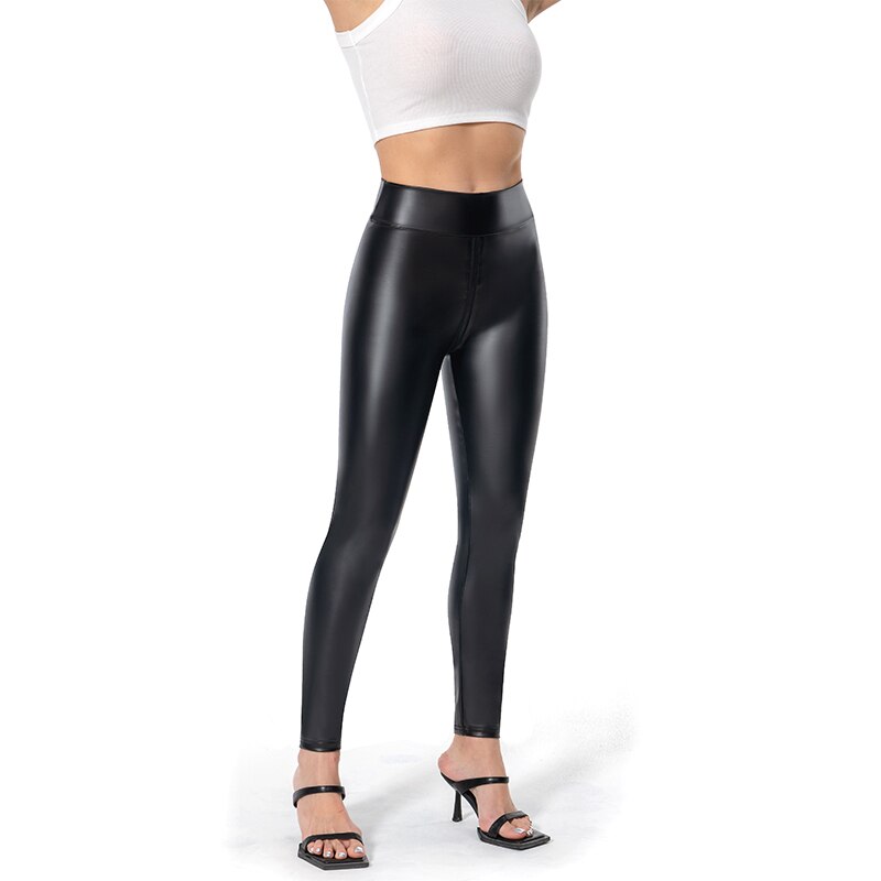 Leren broek heren slim fit zwart – Thomas