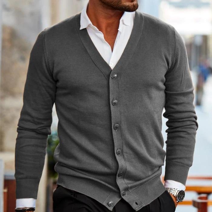 Elegante casual cardigan voor heren – Stef