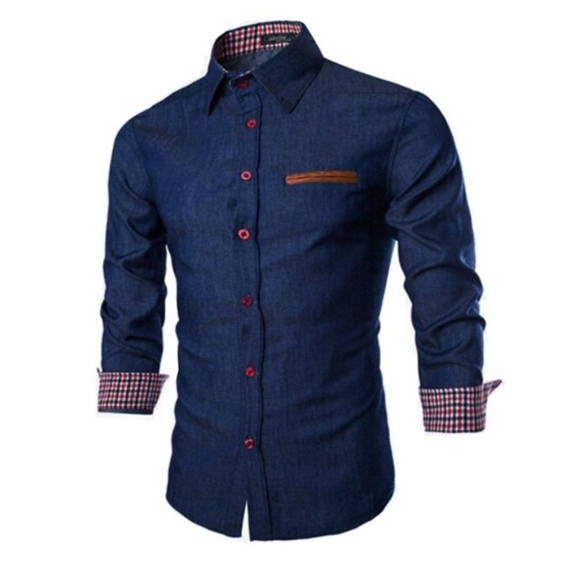 Denim blouse heren – stijlvol en comfortabel – Thomas