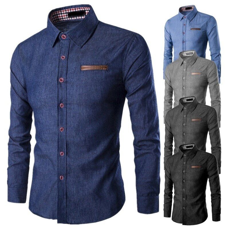 Denim blouse heren – stijlvol en comfortabel – Thomas