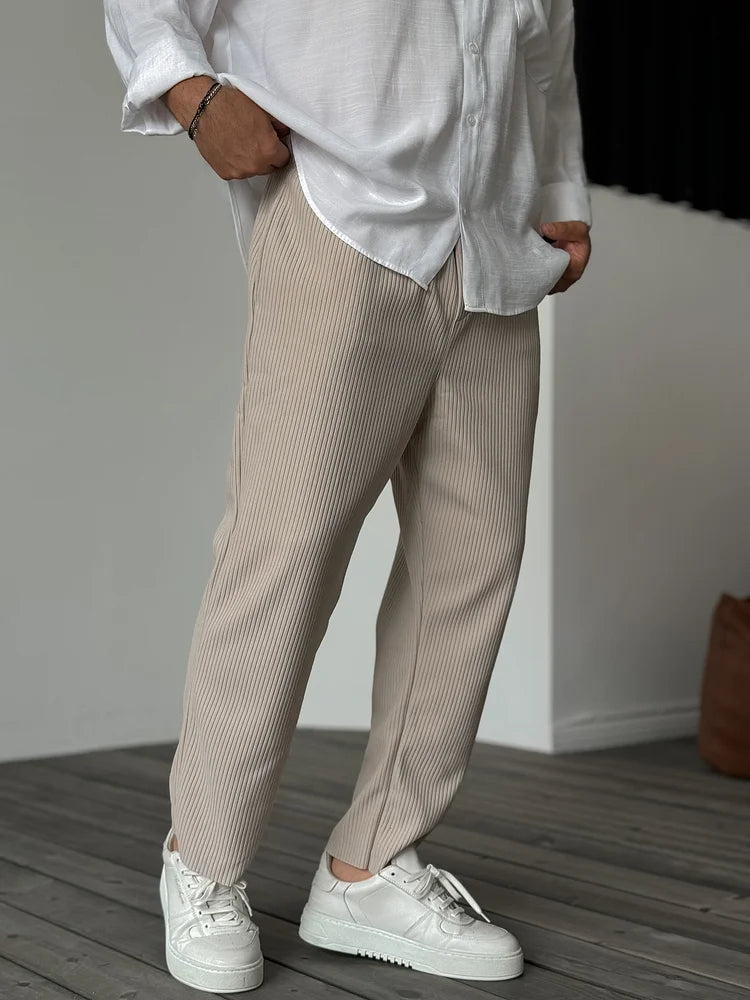 Heren broek lichtgewicht ademend elegant comfort – Solvaro