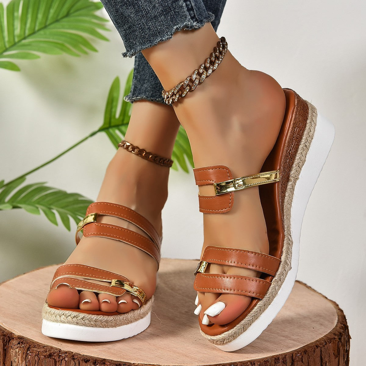 Comfortabele Wedgesandalen Voor Zomeruitjes - Femke
