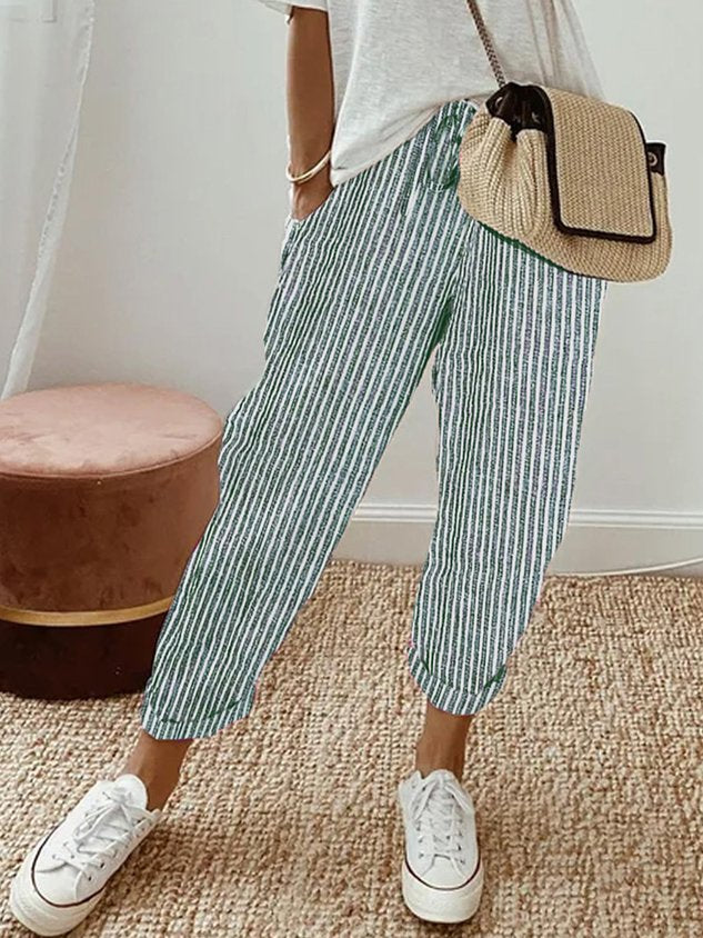 Lichte Hoge Taille Broek voor Dagelijks Comfort – Lucy