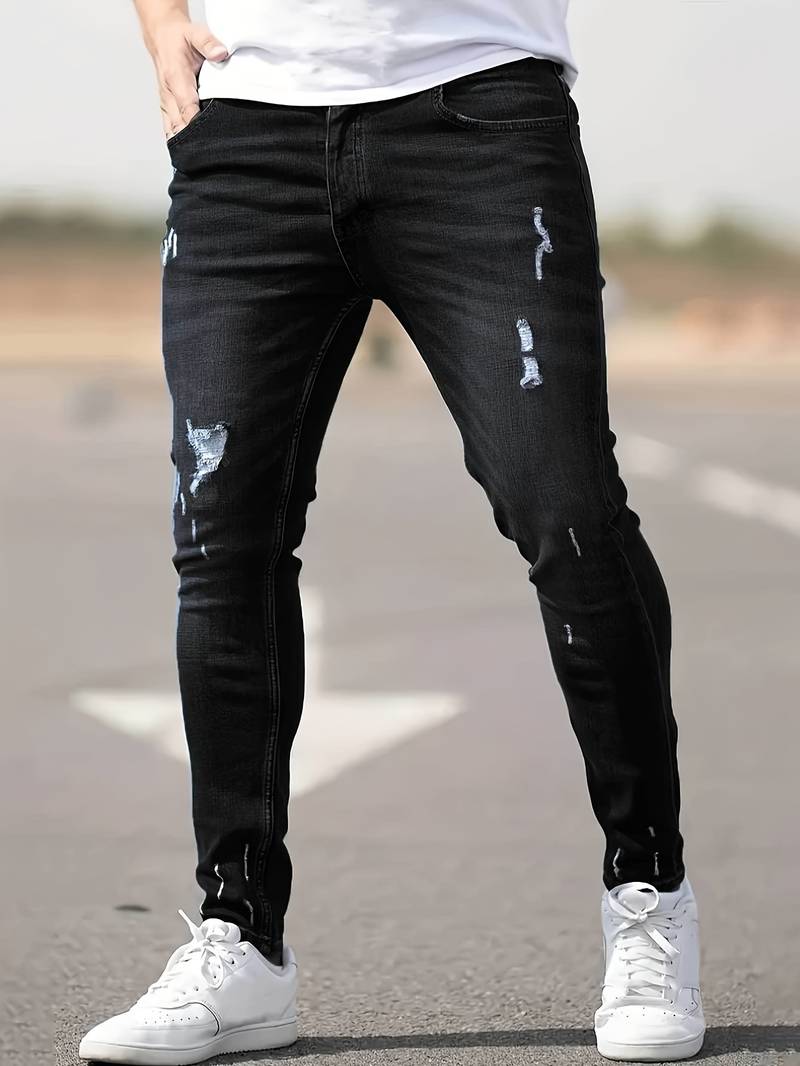Slim Fit Jeans Heren – Stijlvolle en Comfortabele Look – Theo
