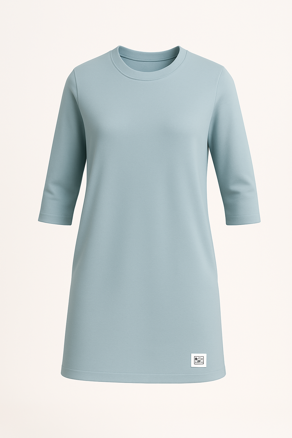 Midi-jurk met zakken en 3/4-mouwen – Fiore