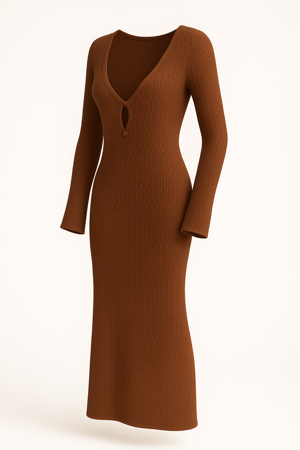 Maxi dames cover-up jurk met open rug en stijl – Veonelle