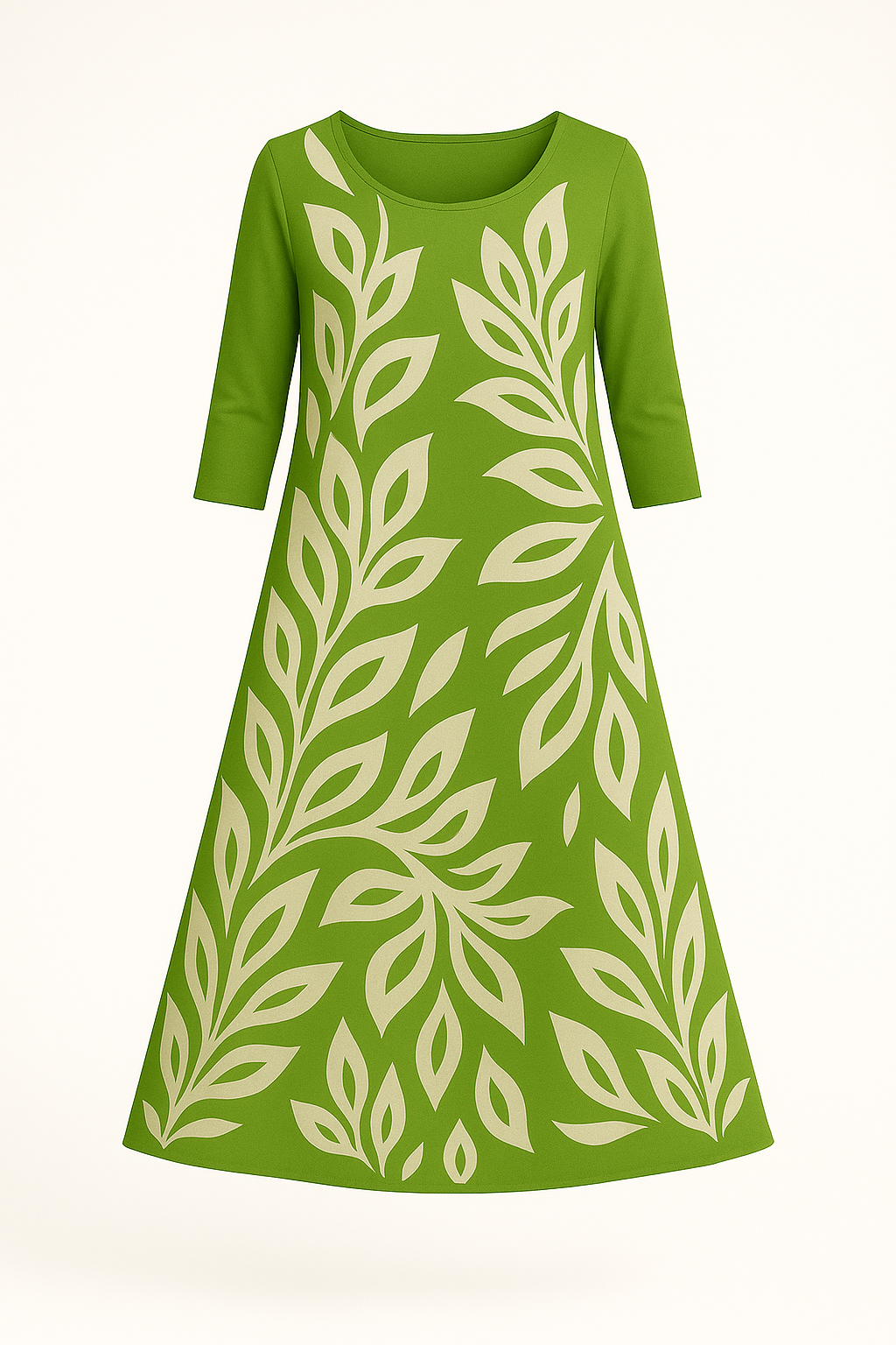 Maxi-jurk met print en ontspannen pasvorm – Mara