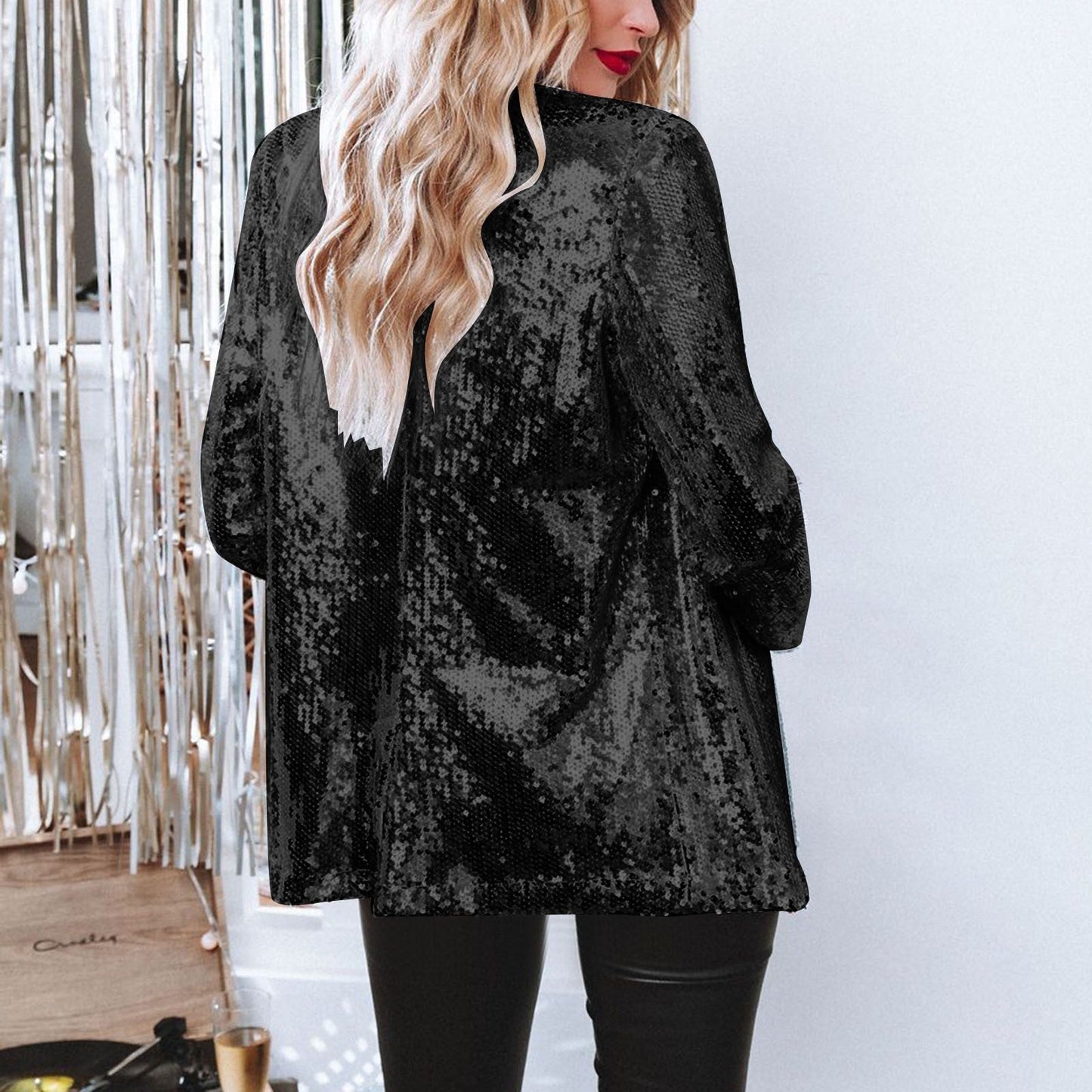 Blazer Met Glitteraccenten – Mila