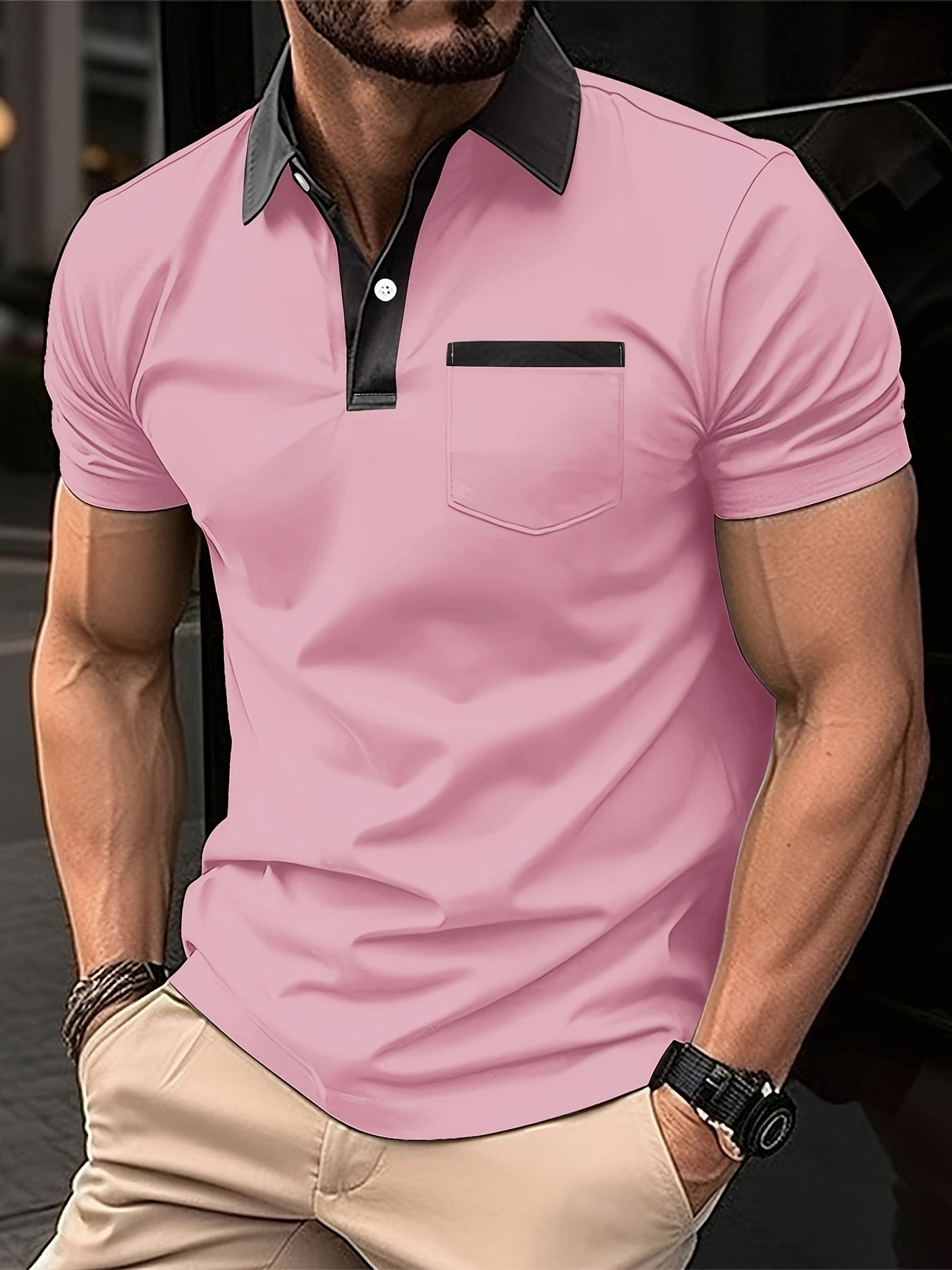 Stijlvol Katoenen Polo Shirt voor Golf – Thomas