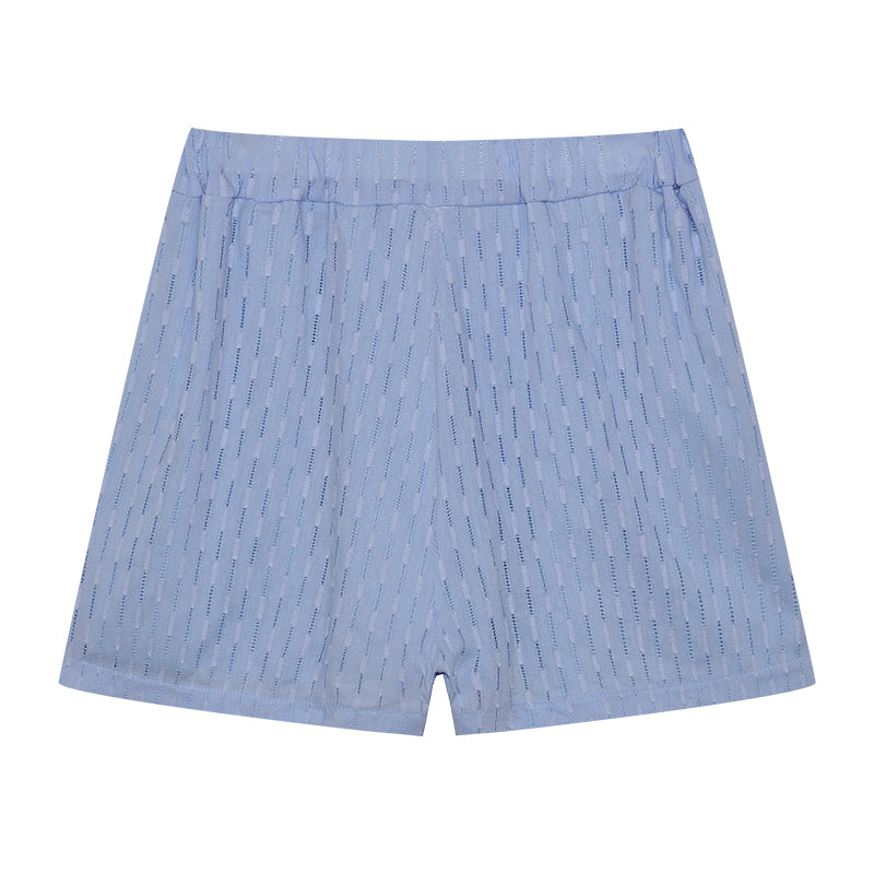 Casual shirt en shorts set voor dames – Maud