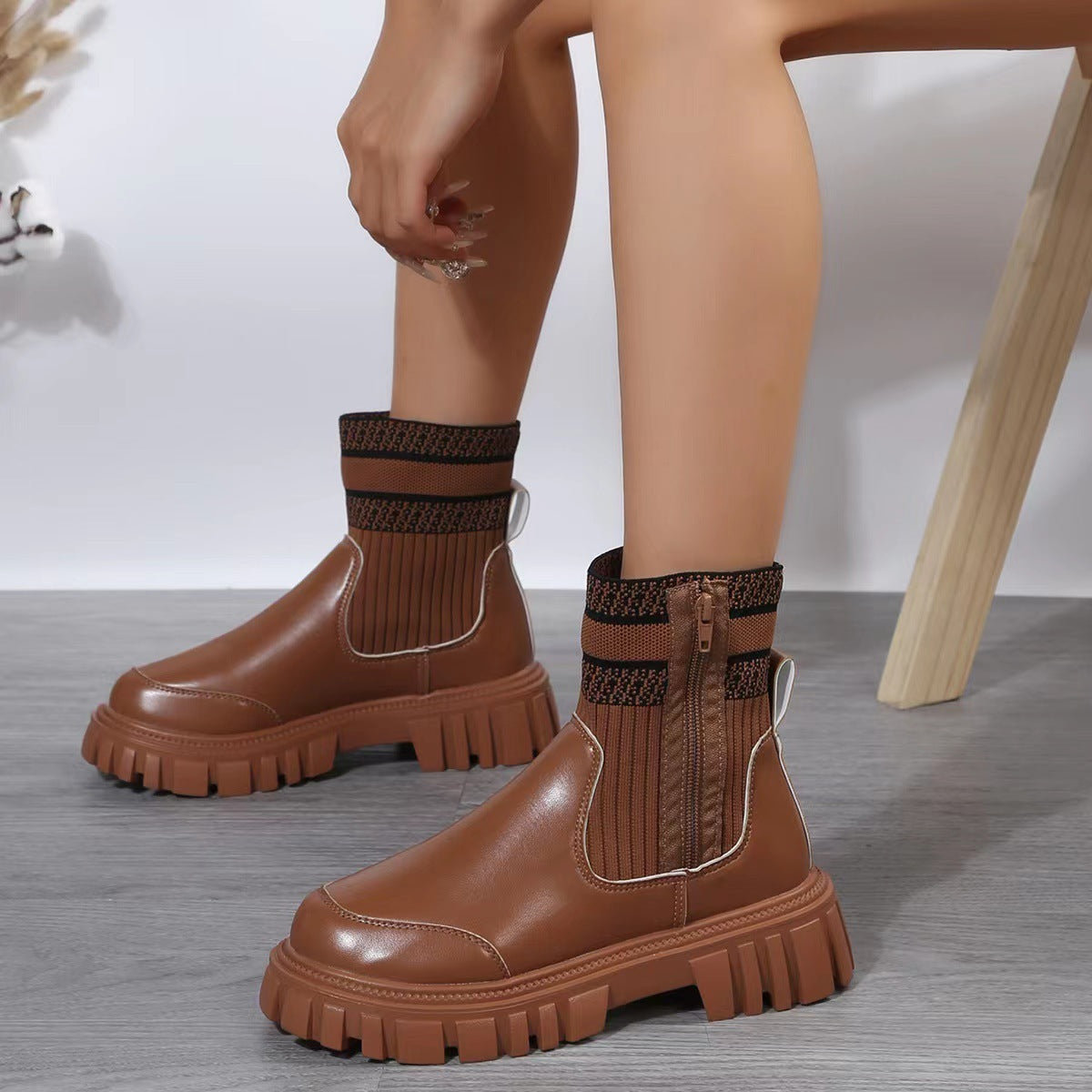 Warme Winterlaarzen Met Antislip Zool – Sophie