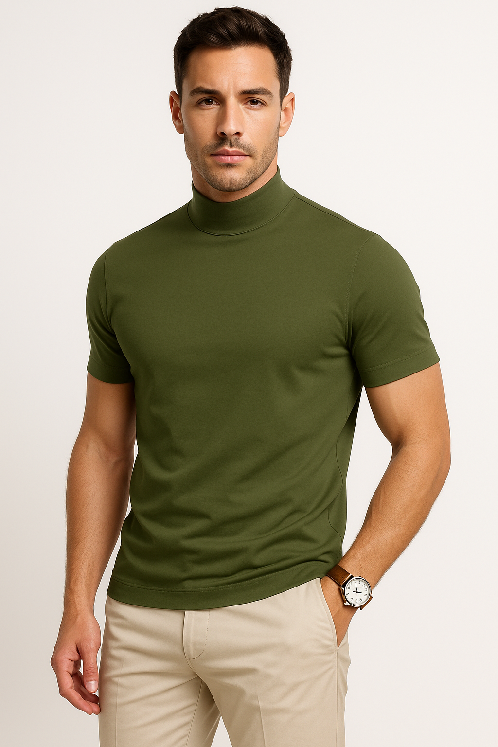 Licht ademend heren T-shirt voor warme dagen –Abel