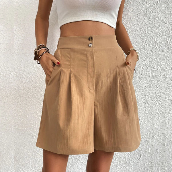 Dames shorts met zakken en streetstyle flair – June