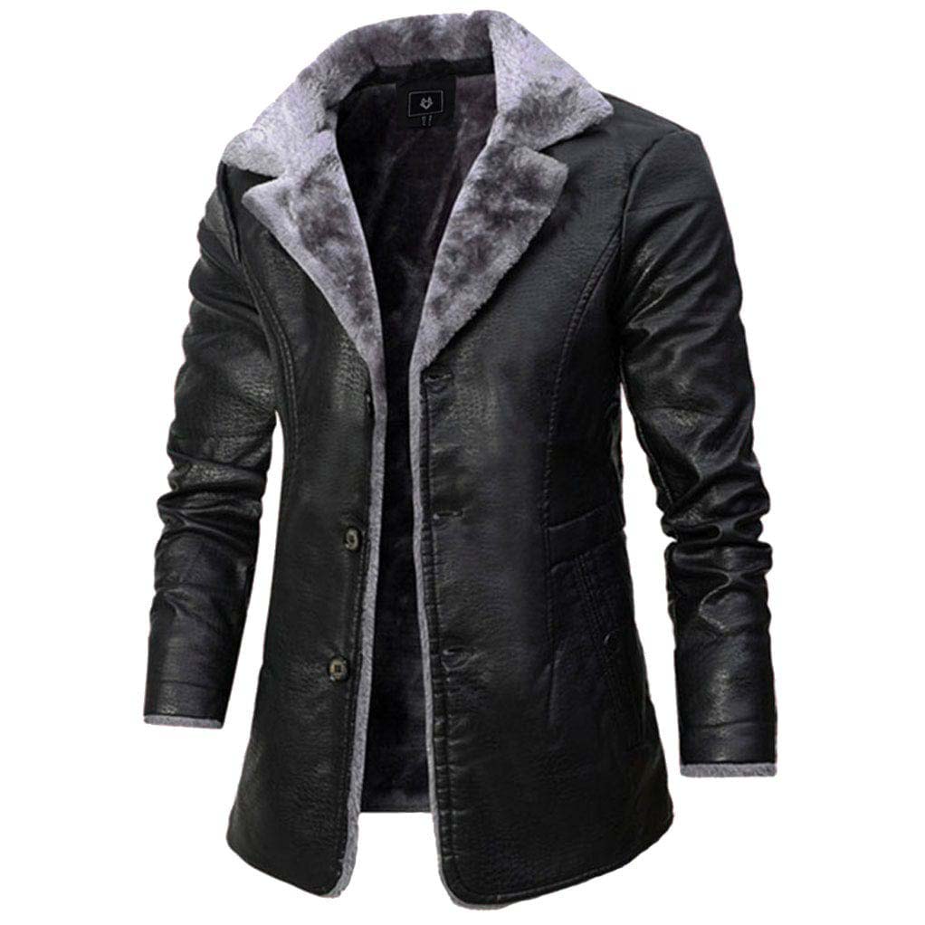 Exclusieve designer leren herenjas – Axel