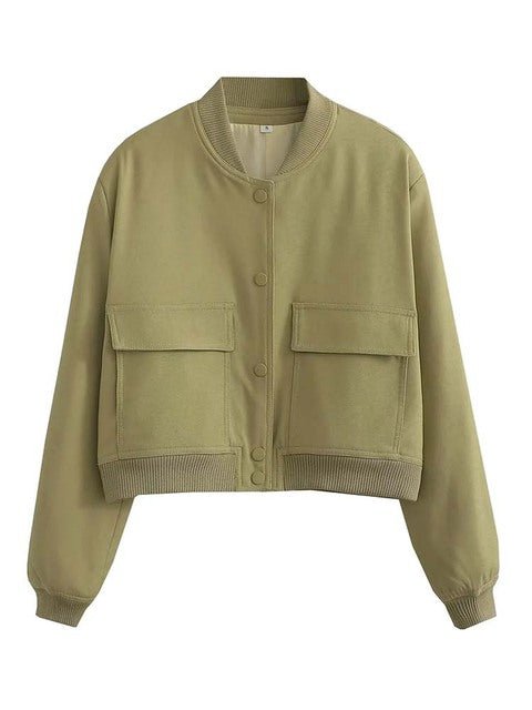Trendy geknipt bomberjack voor dames – Emma