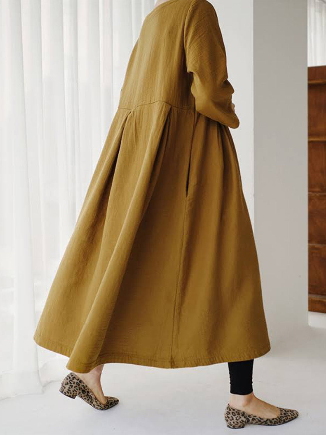 Linnen Maxi Jurk Elegant Zomercomfort Look – Nuvira