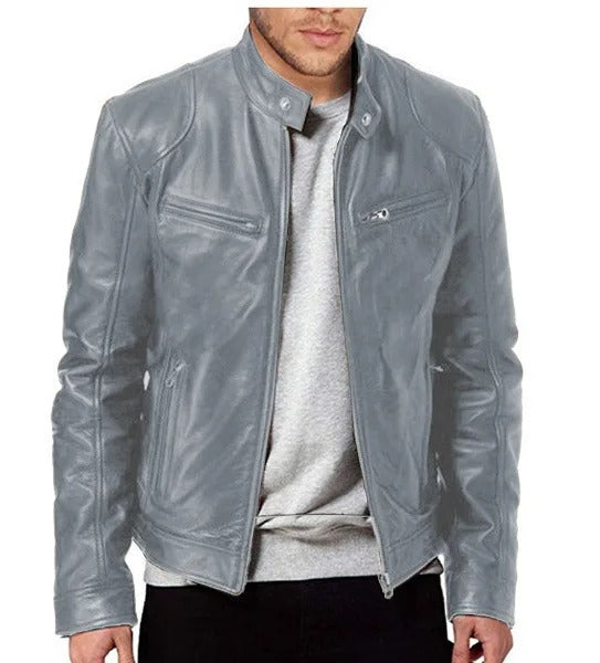 Leren Herenjas voor Winter – Thomas
