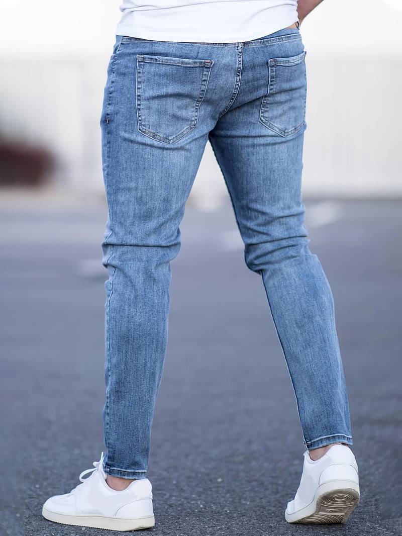 Slim Fit Jeans Heren – Stijlvolle en Comfortabele Look – Theo