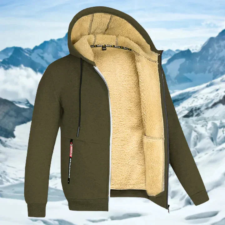 Casual Warme Winterjas met Capuchon voor Heren – Gilben