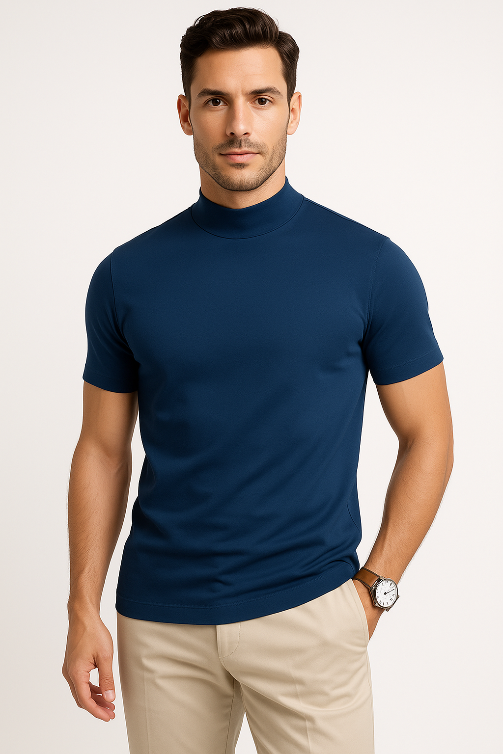 Licht ademend heren T-shirt voor warme dagen –Abel