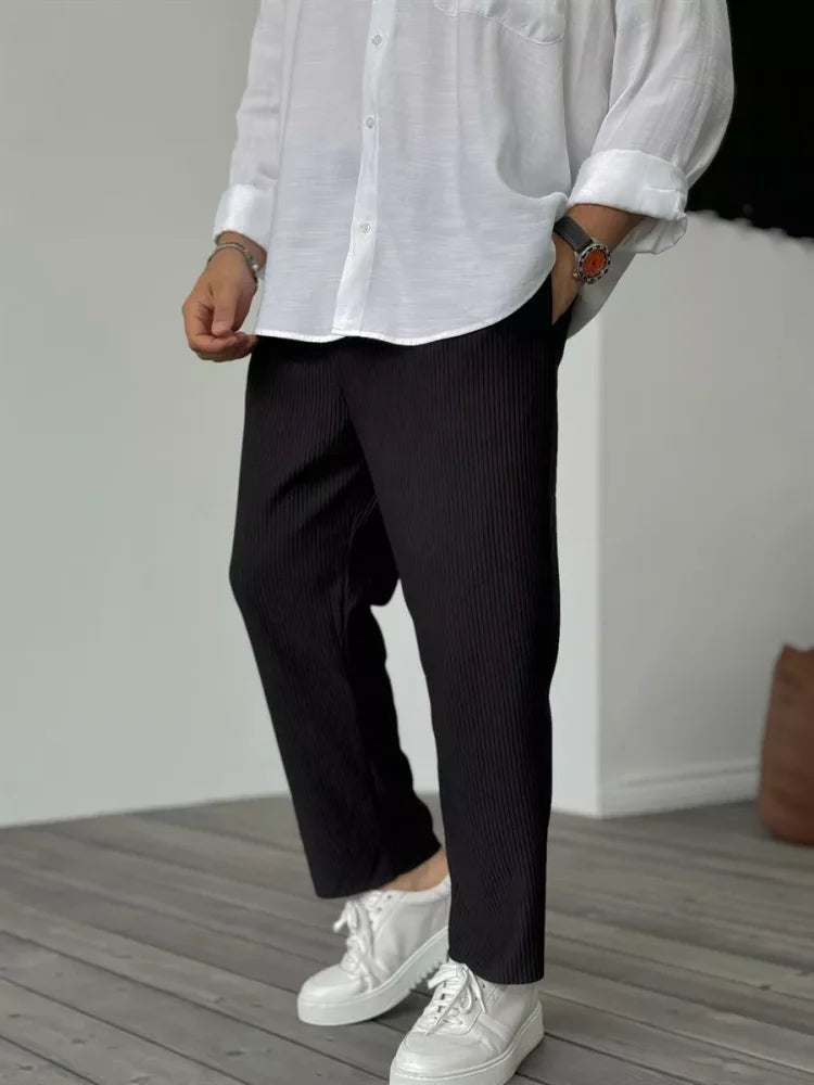 Heren broek lichtgewicht ademend elegant comfort – Solvaro