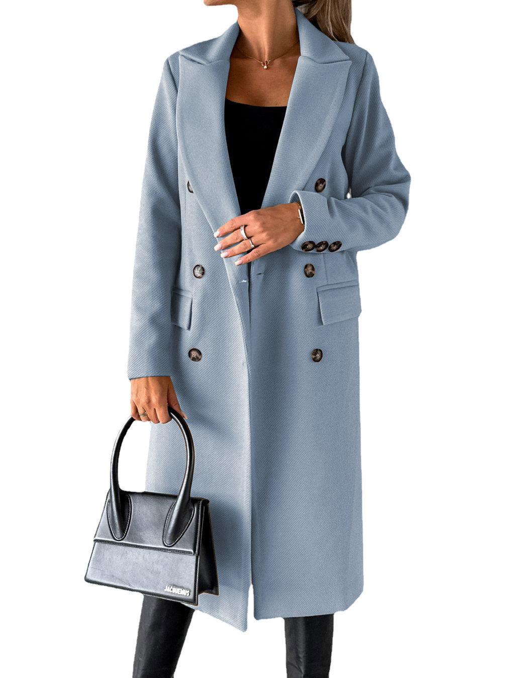 Elegante Lange Winterjas Voor Stijlvolle Looks – Mila