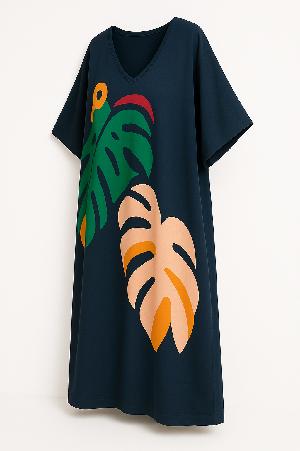 Luchtige, Casual Kaftan met Relaxte Pasvorm – Ornella