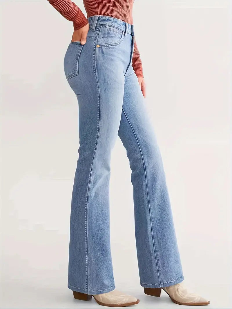 Casual dames jeans met comfortabele pasvorm – Maggie