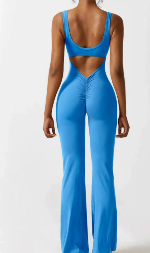 Stretch Damesjumpsuit met Flatterende Pasvorm en Sportieve Look – Arlina