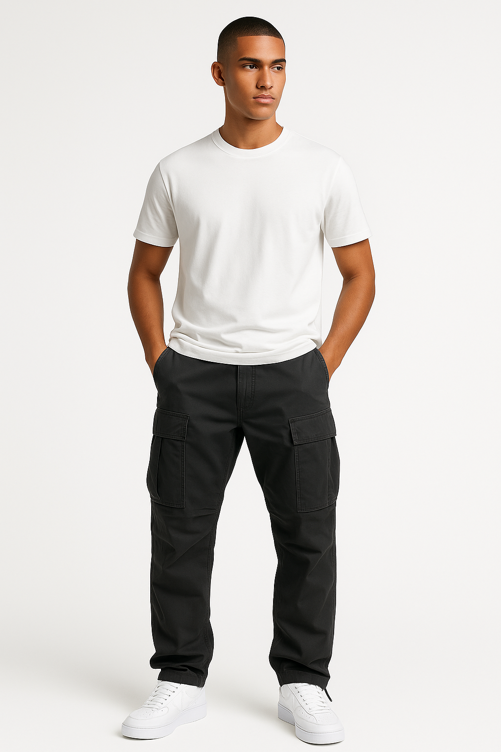 Oversized cargo broek heren comfortabel met zakken – Finn